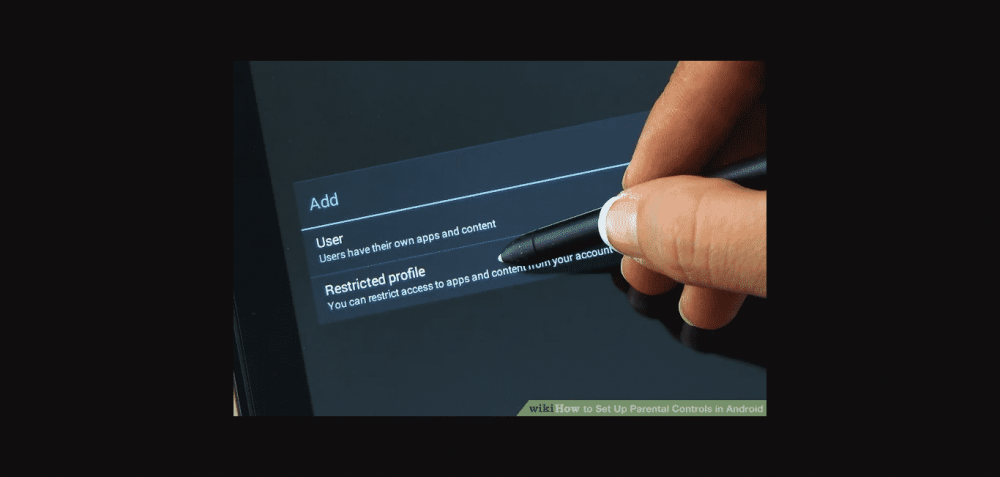 Adding restricted profile on Android