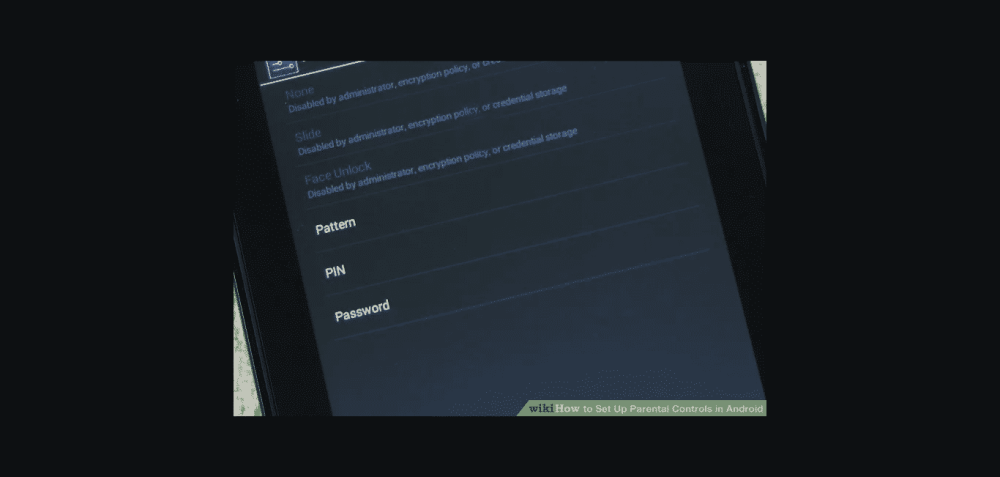 Setting pin, pattern or password on Android restricted profile